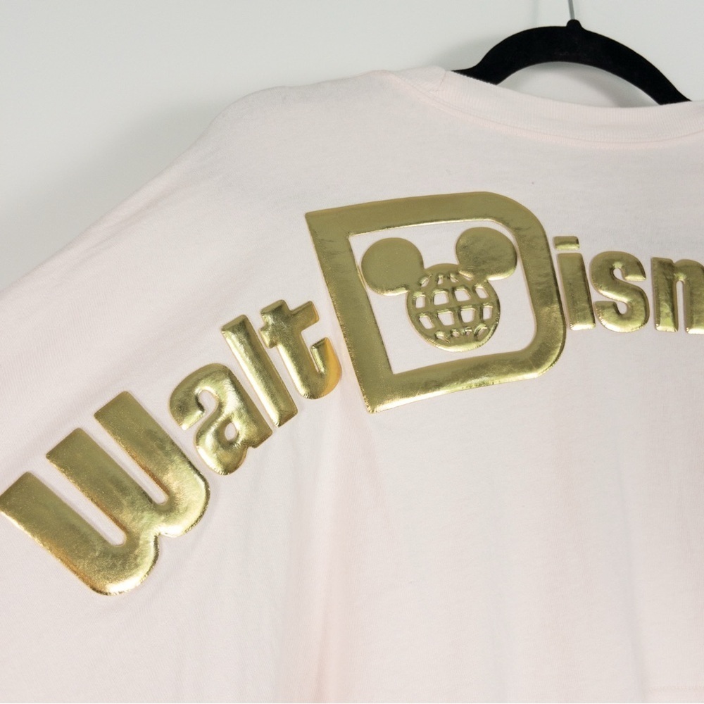 Walt Disney World Light Pink and Gold Long Sleeve Spirit Jersey - Picture 13 of 14